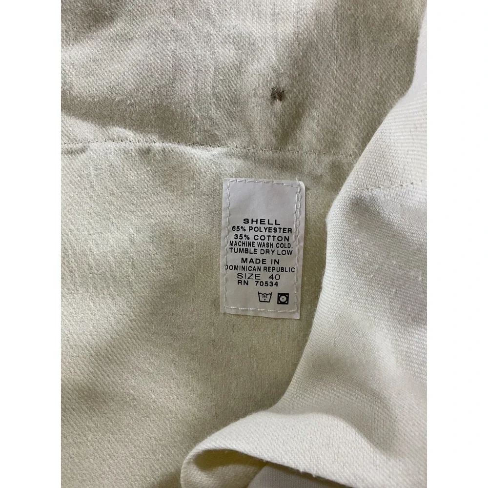 Orvis Pants Mens 40 Khaki Chino Casual Dress Travel Outdoor Lightweight Comfort